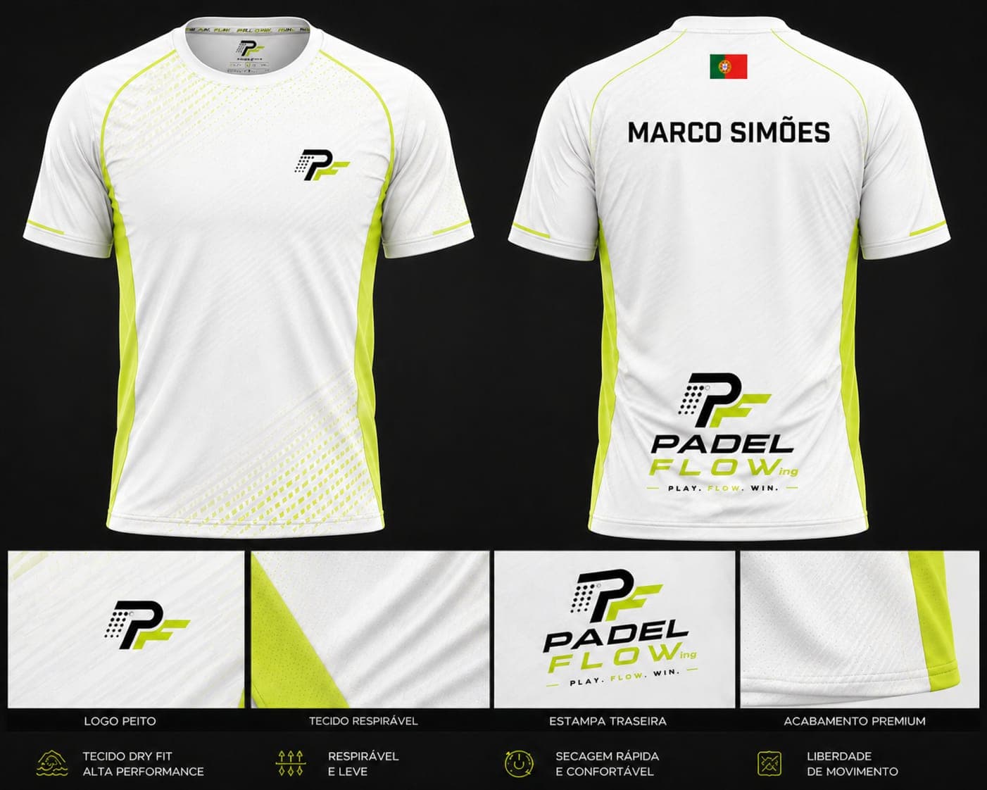 Camisola Performance Branca