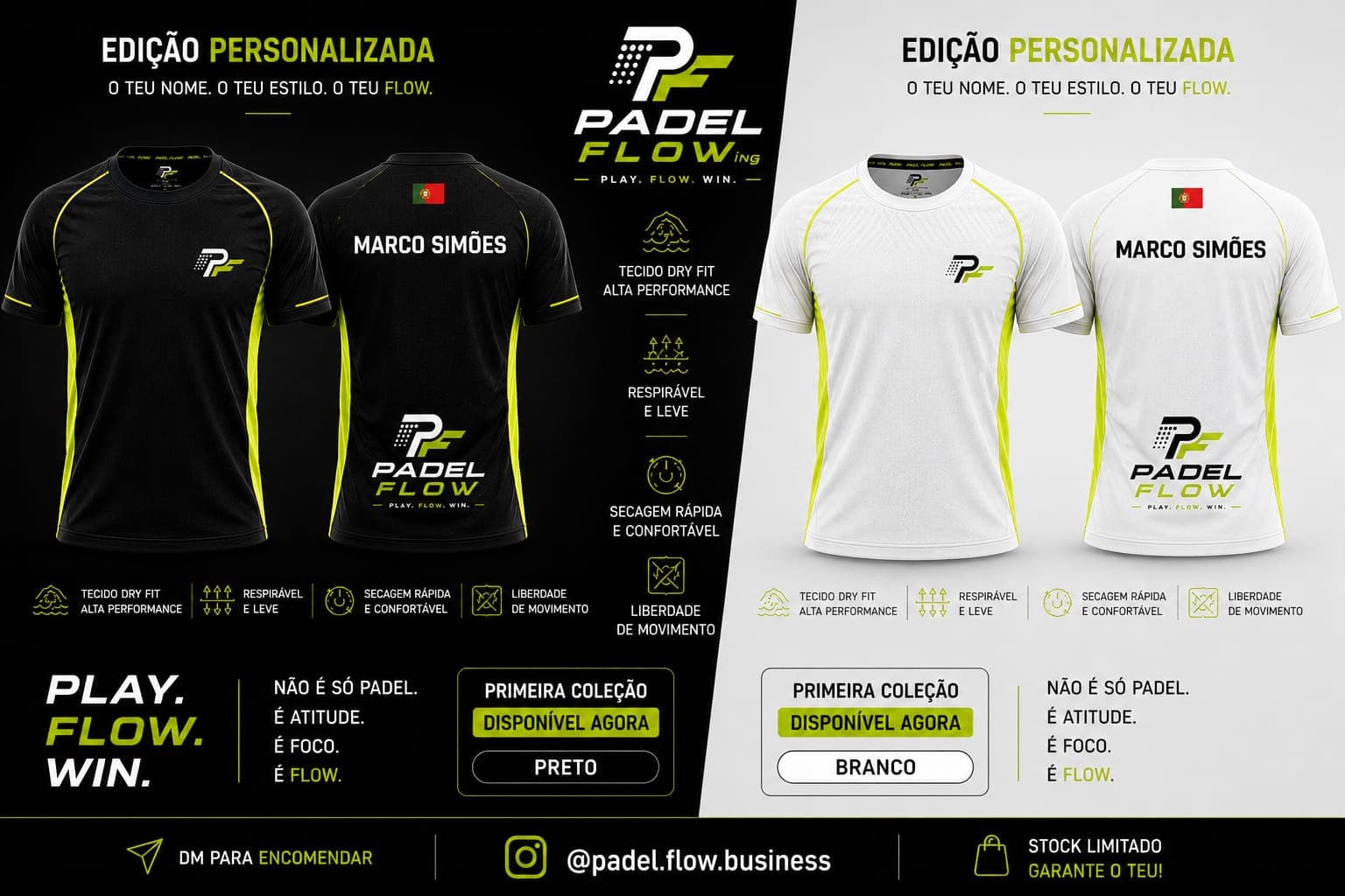 Edição Personalizada Padel Flowing